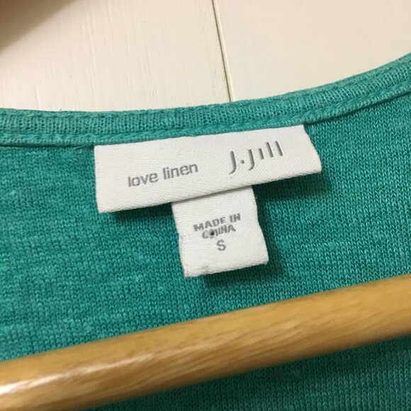 Love Linen 100% Linen Teal A-line Tank Top - Picture 9 of 15